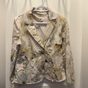Dolcezza jacket. No size or material tag but approx 18ptp and maybe cotton